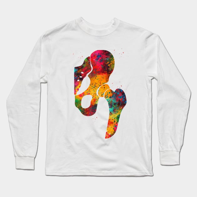 Hip Joint Long Sleeve T-Shirt by erzebeth